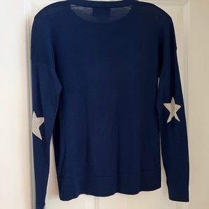 Zadig & Voltaire Navy Merino Wool Sweater